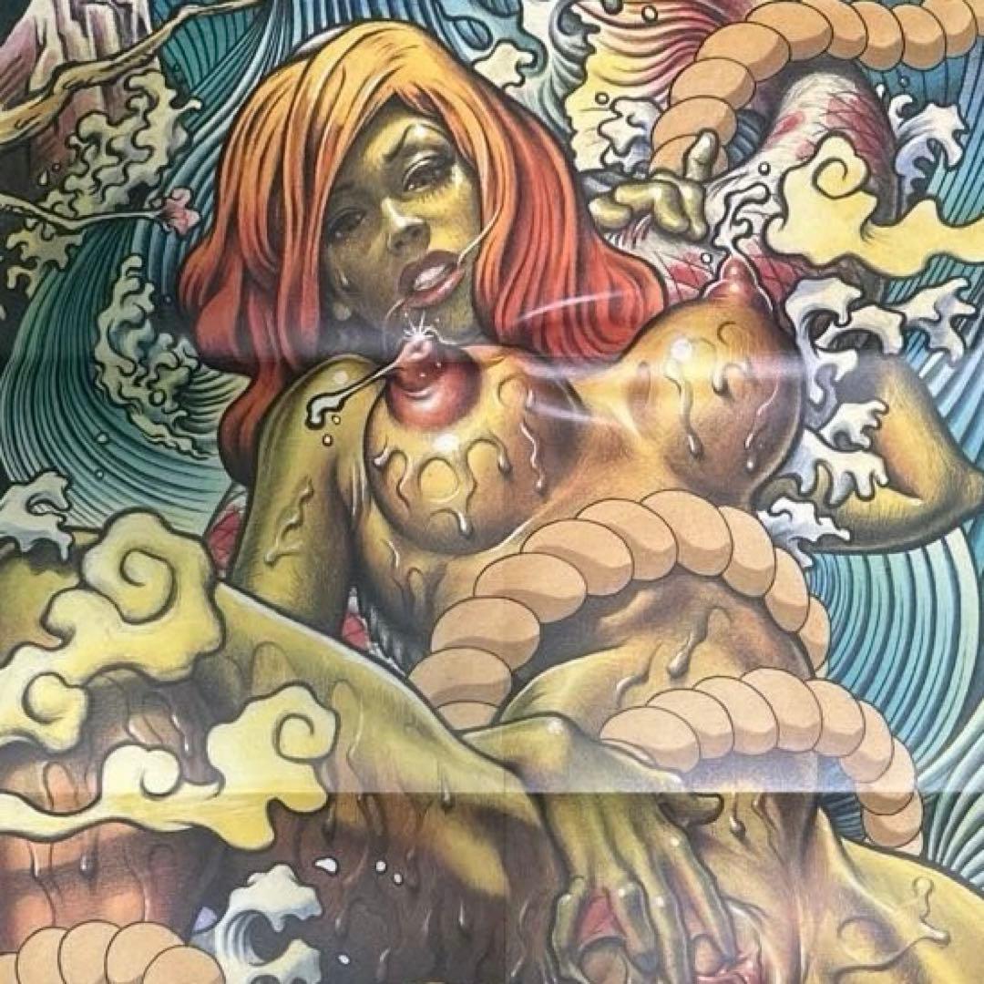 ロッキン・ジェリー・ビーン 500部 限定発行版 画集 付録 特大ポスター