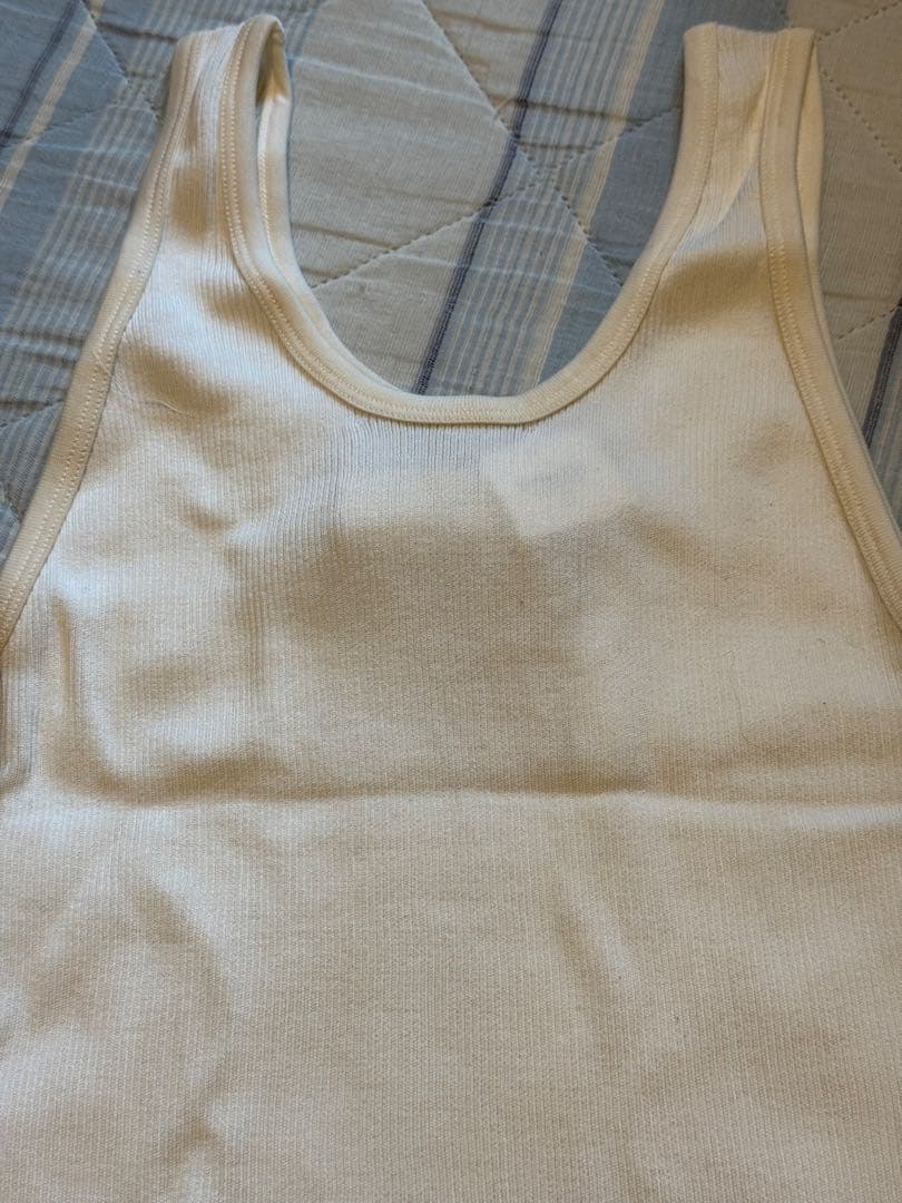 未使用タグ付　CHANEL貴重　デカココマーク　タンクトップ　フランス製