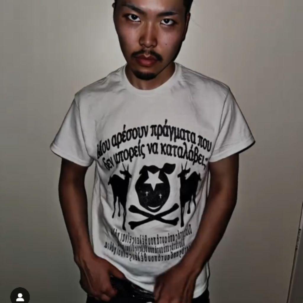 Trappie mosh tシャツ ブラック origami 042