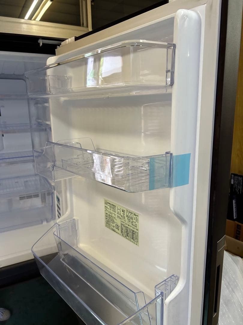 【美品】シャープ 冷蔵庫 SJ-GW35H-R 350L 両開き 2022年製