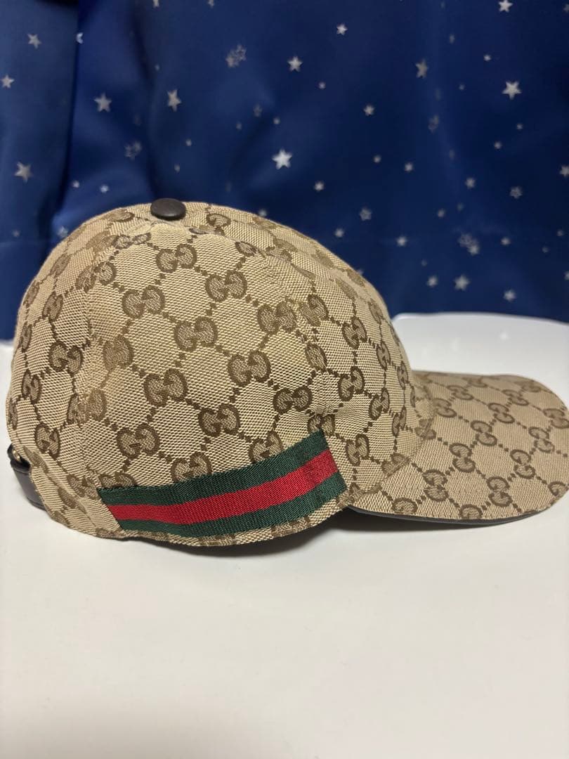 Gucci GGパターン キャップ ベージュ