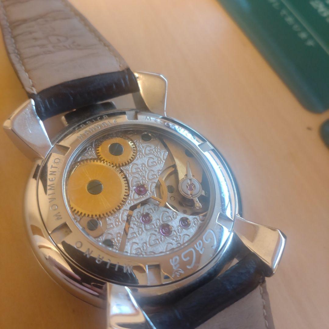 GaGaMilano ガガミラノ 手巻き時計 黒