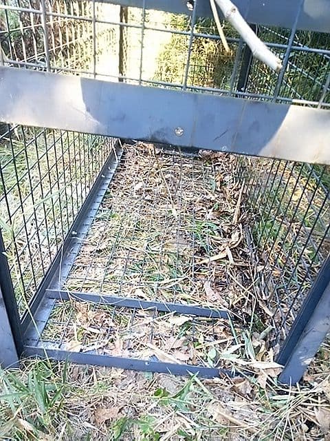 猿　サル用の箱罠　１２５センチ×７０センチ×５９センチ　直接引き取り限定