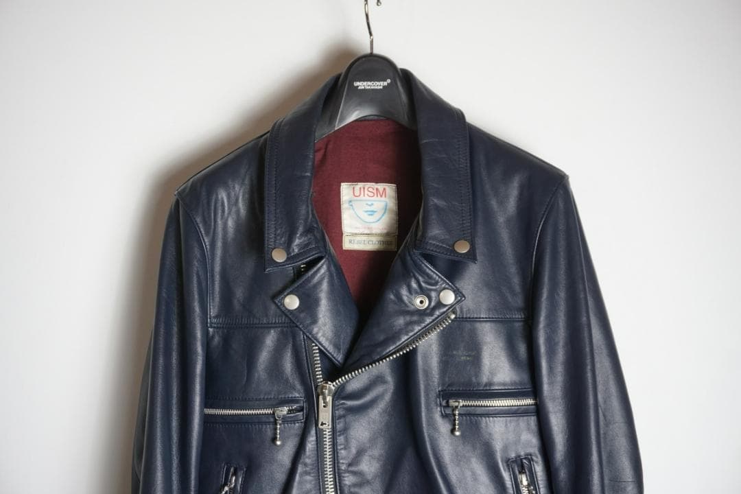 UNDERCOVER アンダーカバー レザー バイカー ジャケット301O▲
