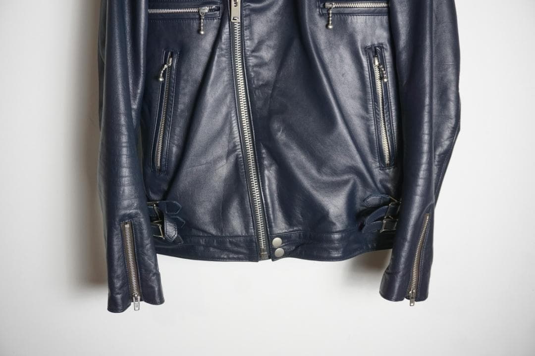 UNDERCOVER アンダーカバー レザー バイカー ジャケット301O▲