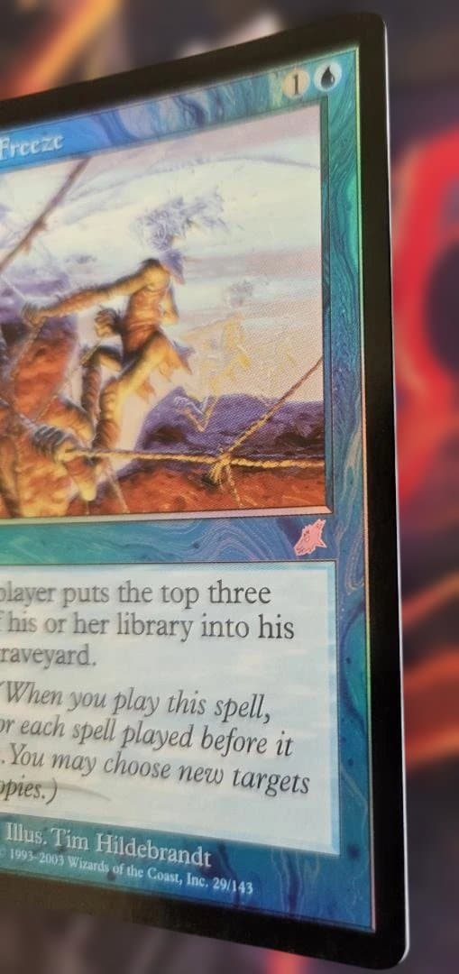 【思考停止/Brain Freeze】[SCG]　MTG　英語版　Foil　美品