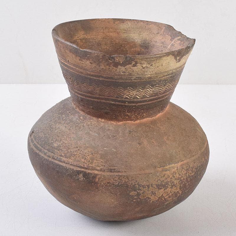 朝鮮美術　須恵器　新羅土器　新羅無細土　壷　C　R9089