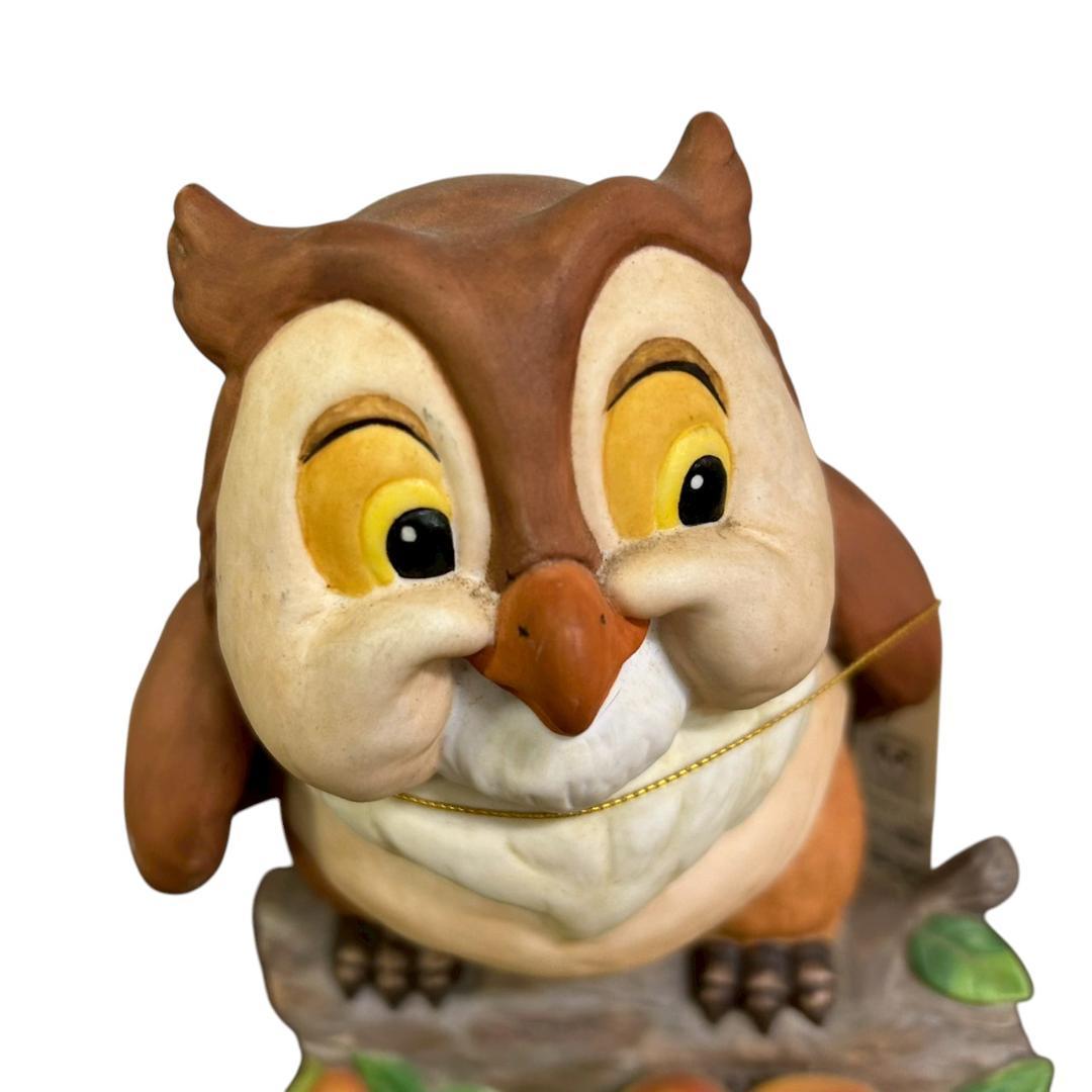 【超美品】バンビ オウル ディズニー 加藤工芸◇ガーデン スタチュー