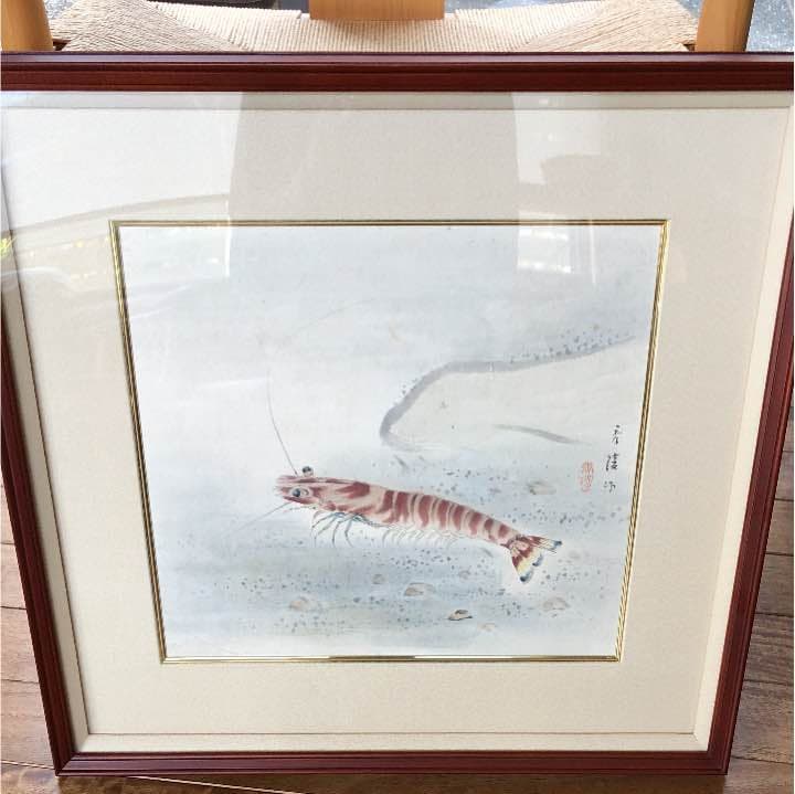 海老の日本画