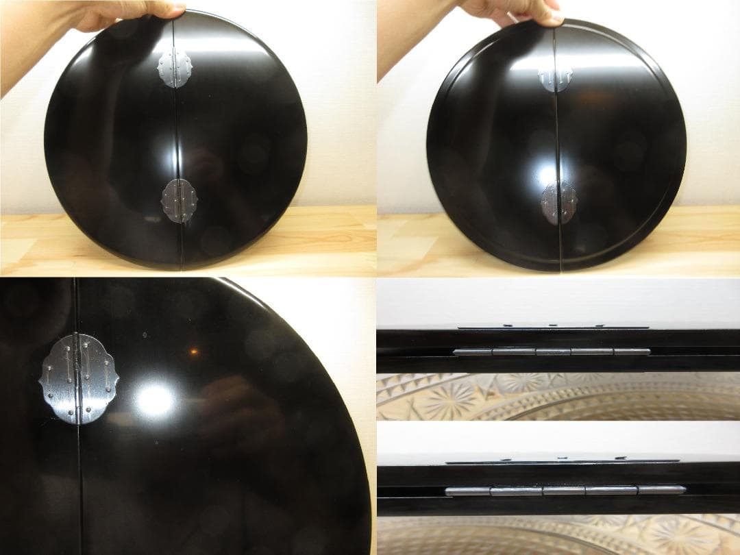 送料込【逢絢亭・訳あり新品】茶道具 平水指 義山 金縁 割蓋 水崎長寿 共箱入り