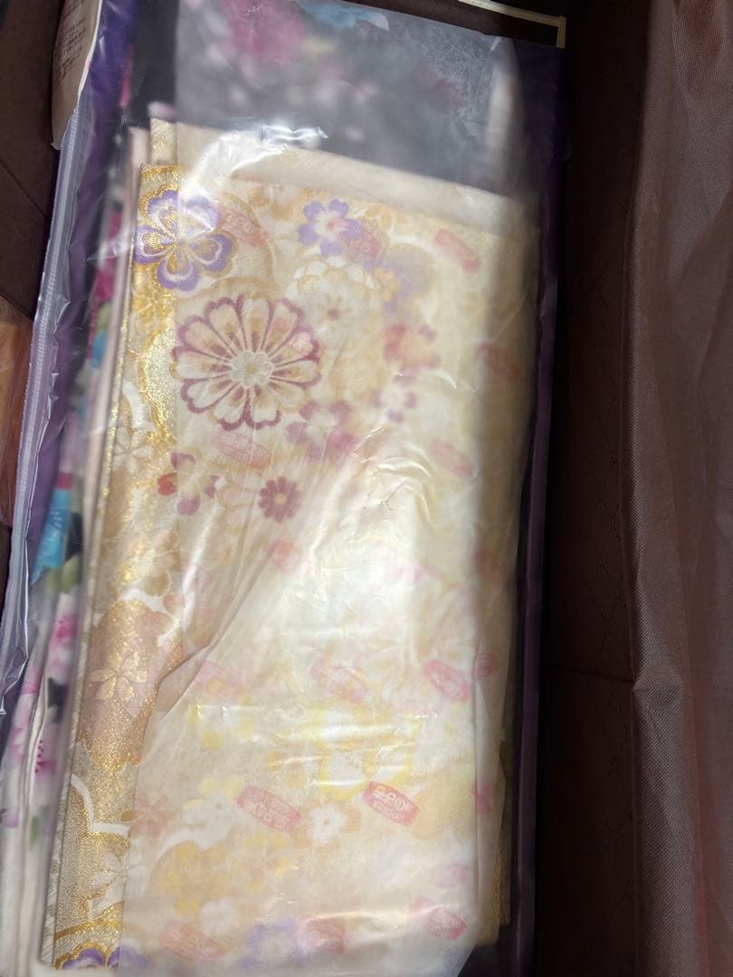 限界価格‼️【限定フルセット】成人式　結婚式　振袖　白　黒　花柄帯