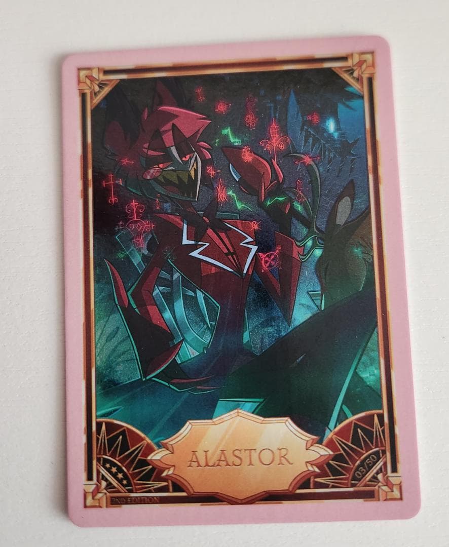 ハズビンホテル トレーディングカード アラスター foil