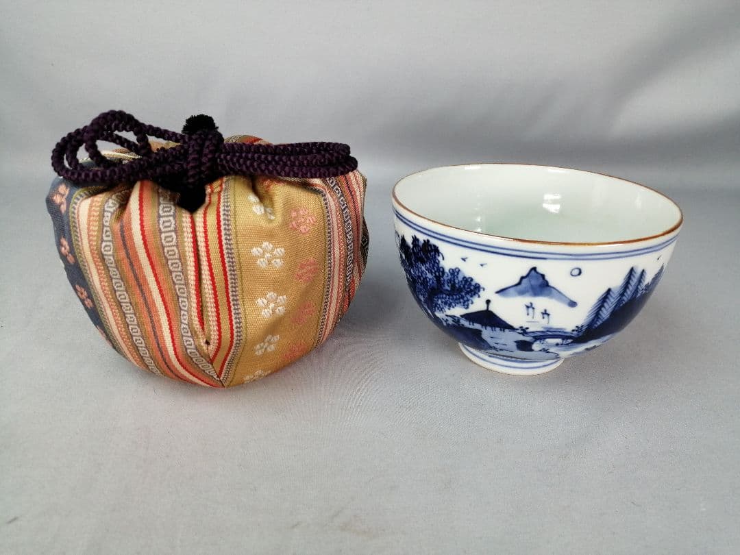 【茶道具】　住吉蒔絵茶箱 茶道具セット付属　茶箱158