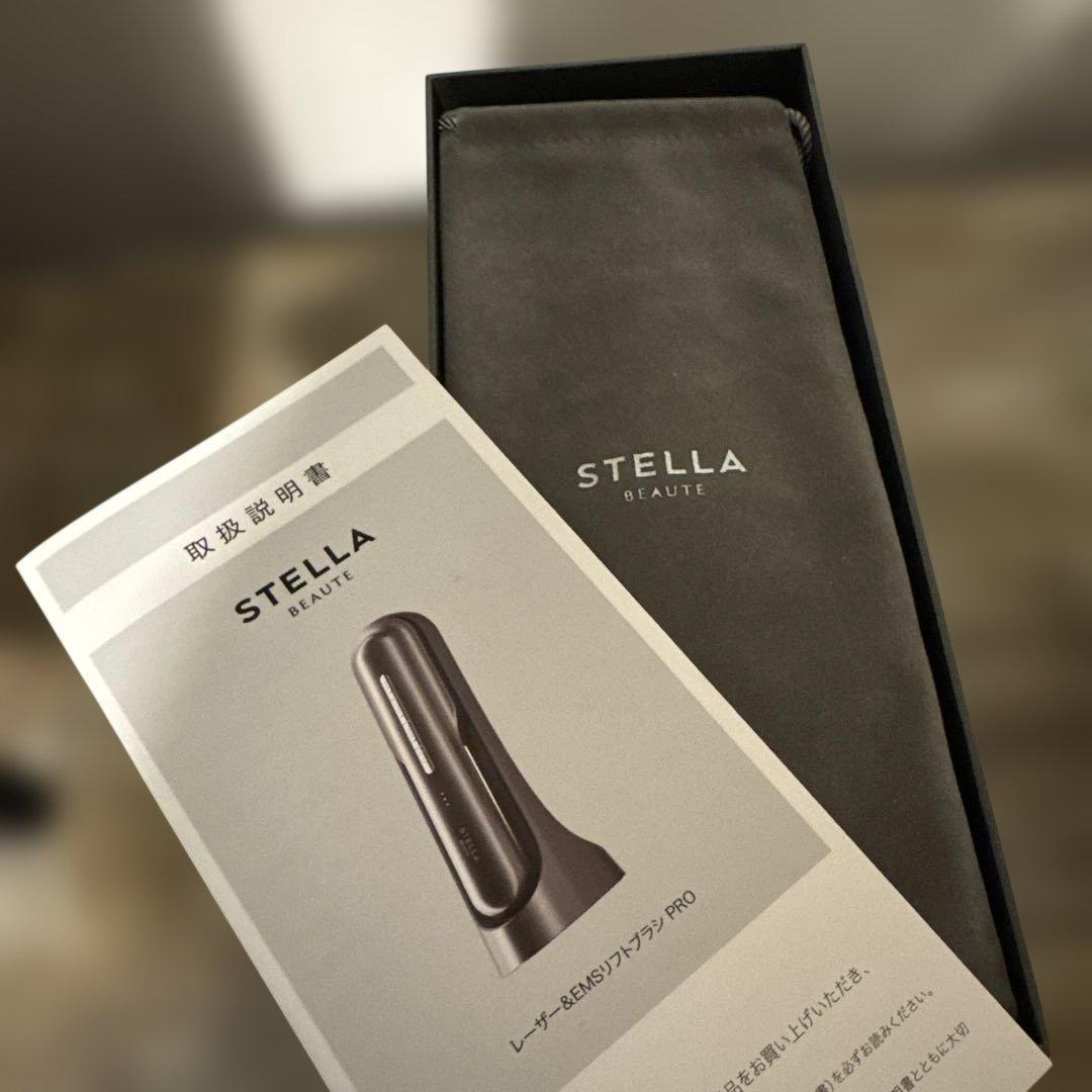 STELLA BEAUTE レーザー&EMSリフトブラシ PRO ブラック