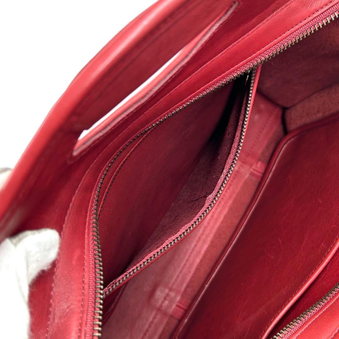 オールドコーチ 305 トートバッグ 2way 斜め掛け レザー レッド