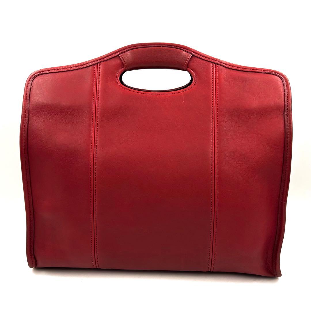 オールドコーチ 305 トートバッグ 2way 斜め掛け レザー レッド