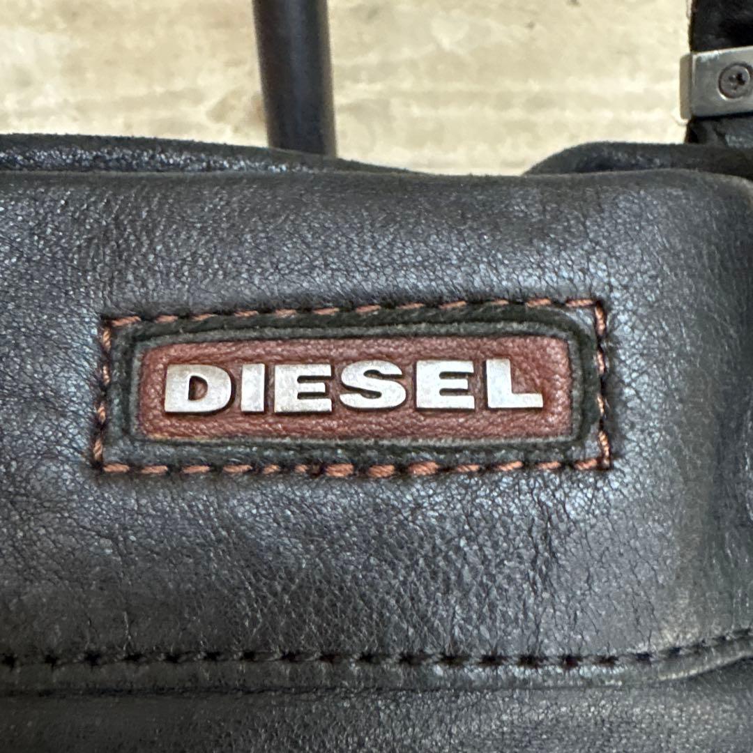 DIESEL ディーゼル　ハンドバック 　ショルダーバック　レザー　黒