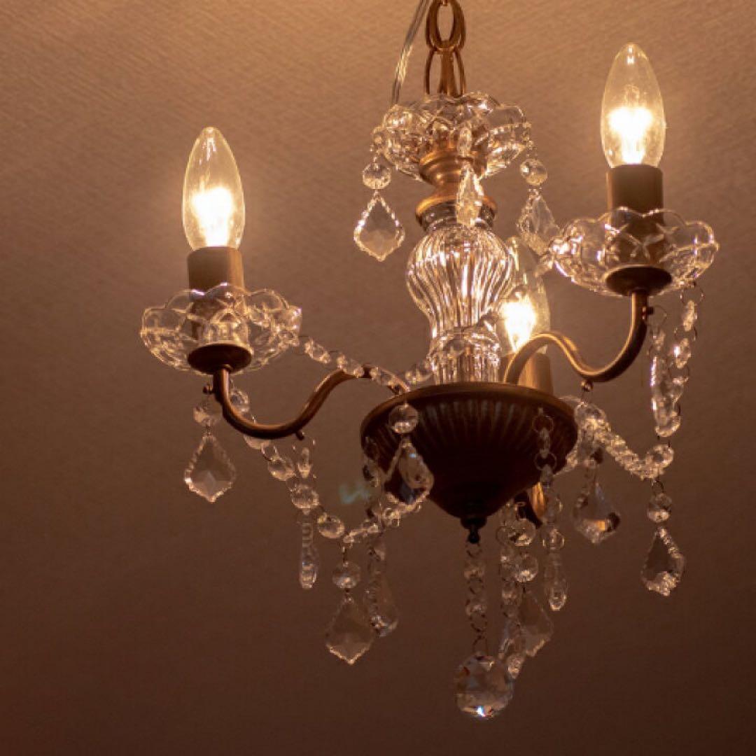 そ*ん様 エスパスESPACE3灯シャンデリア