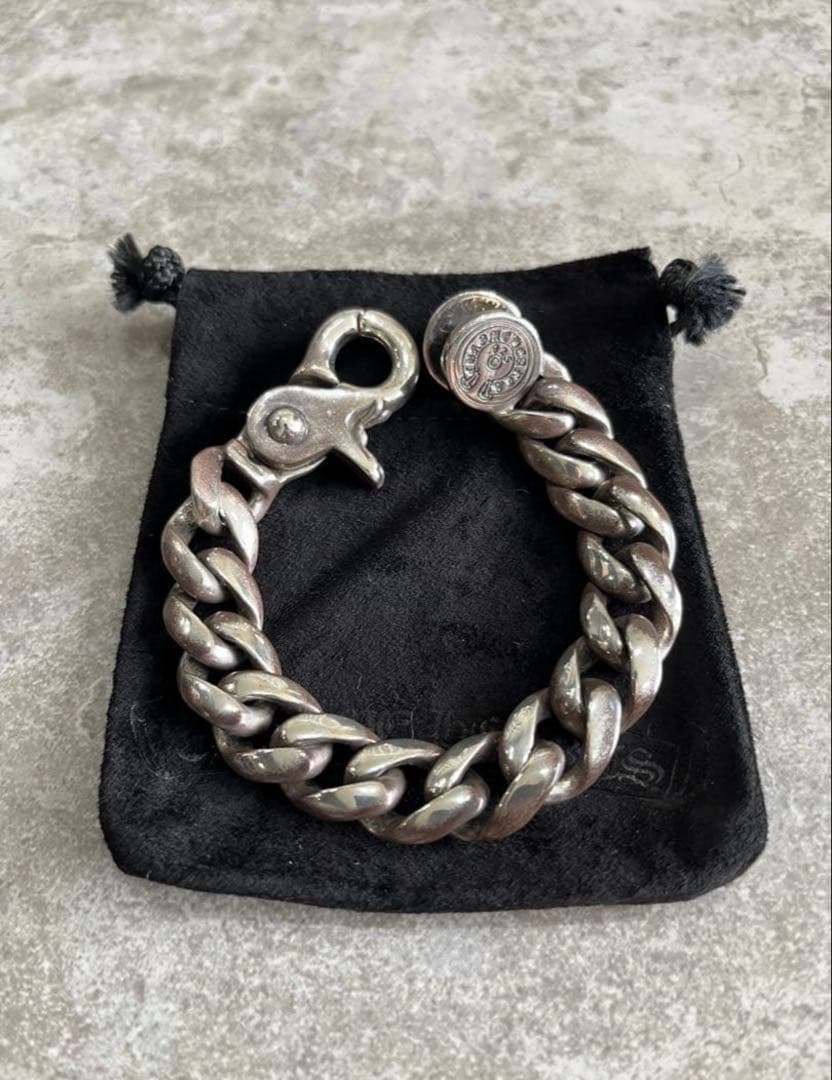 クロムハーツ　クリップブレスレット　クラシックチェーン