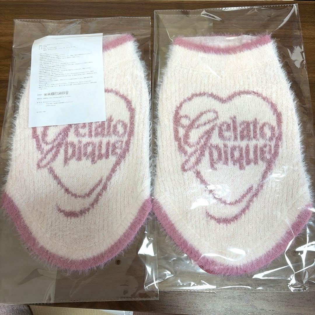 新品2点Mサイズ【HOLIDAY】【CAT&DOG】キラキラフェザープルオーバー