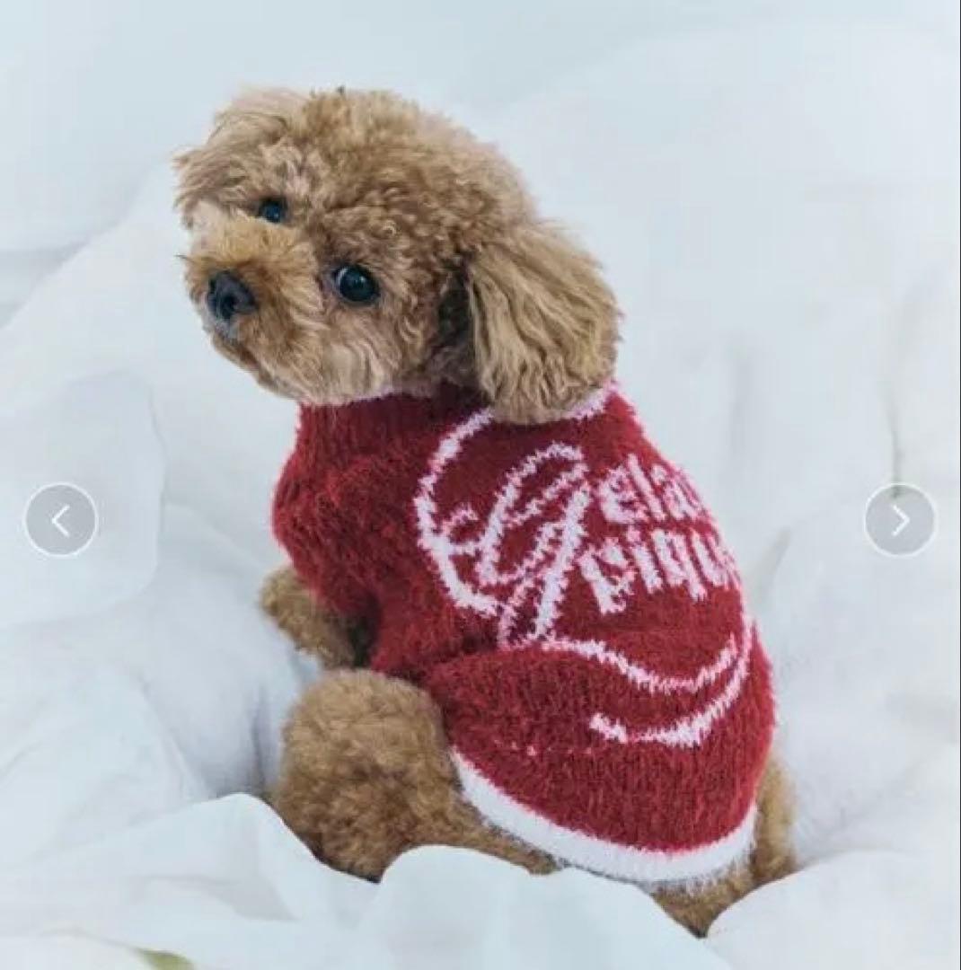 新品2点Mサイズ【HOLIDAY】【CAT&DOG】キラキラフェザープルオーバー