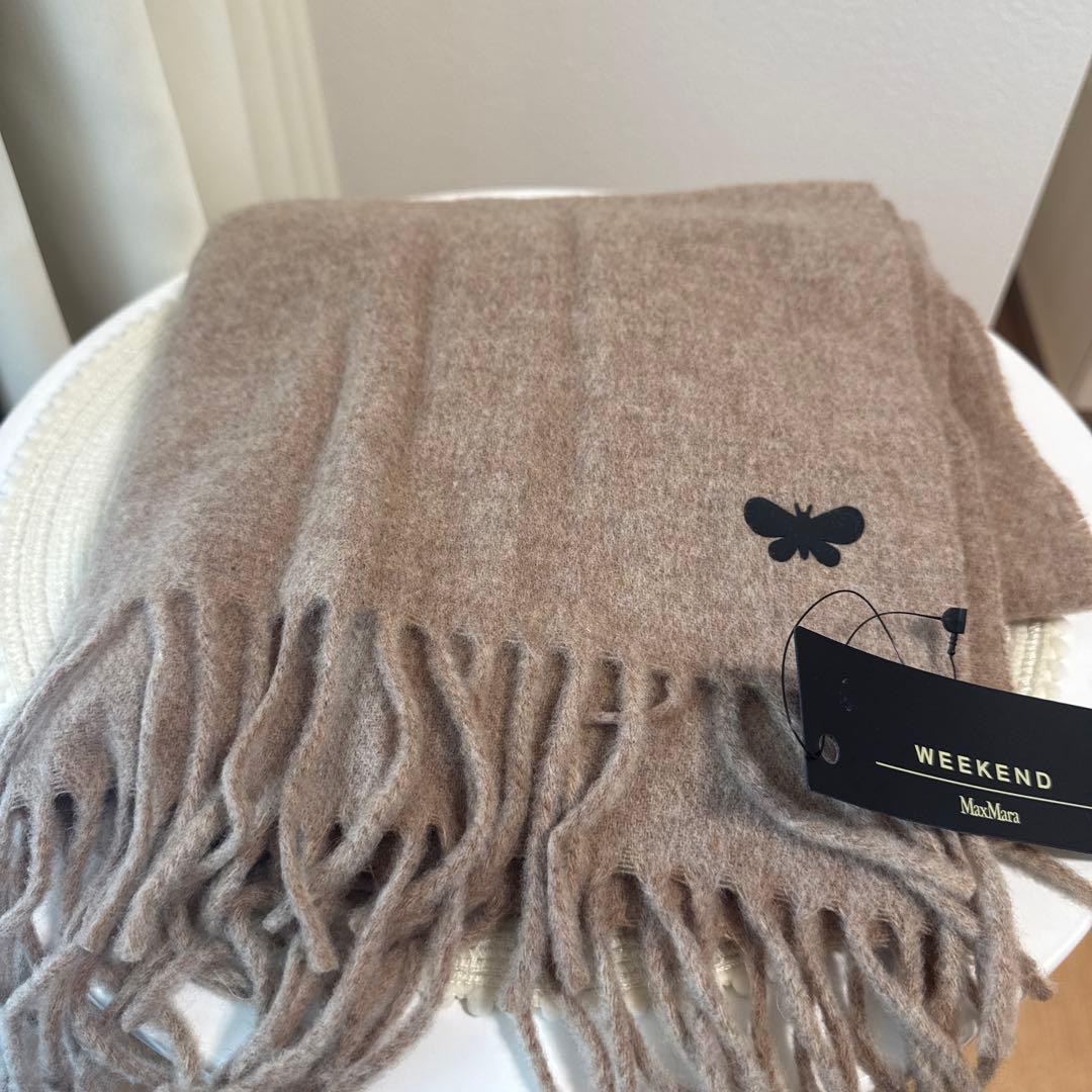 【新品】Weekend Max Mara ピュアウールマフラー