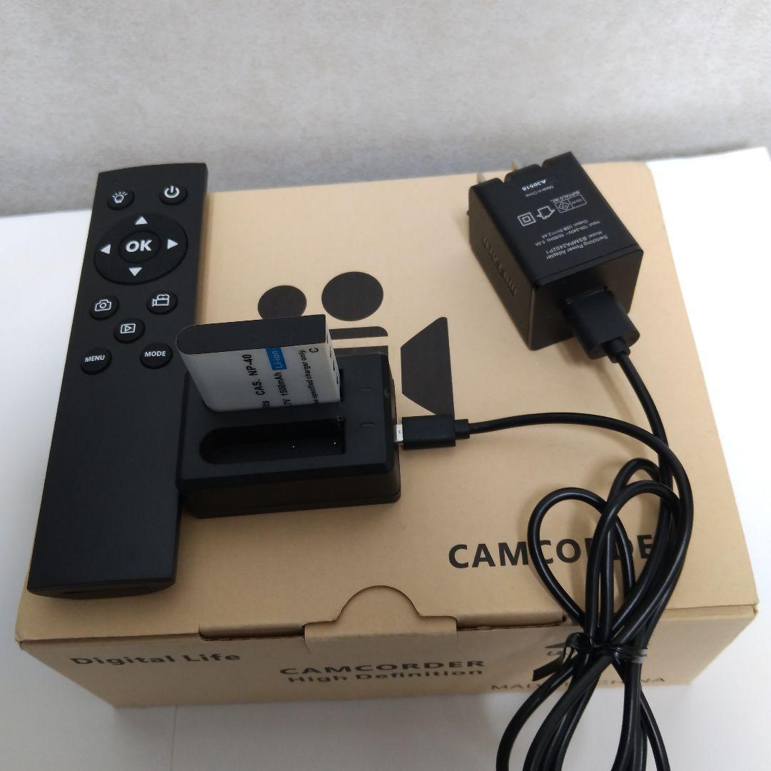 【大幅値下げ▪極美品】 ビデオカメラ 4K WIFI機能 IR夜視機能