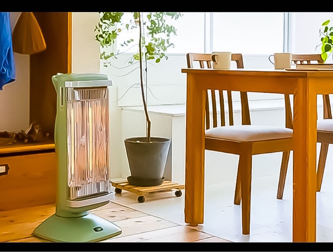 アラジン【新品】ALADDIN〈特典有〉遠赤外線 ヒーター 限定 暖房 グリーン