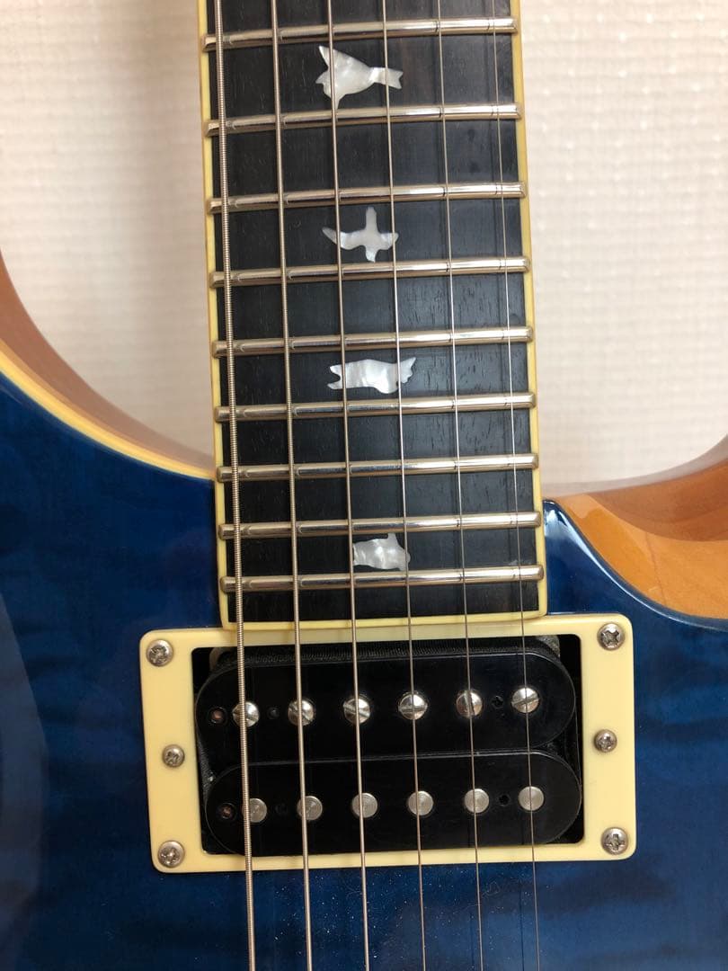 ギター PRS SE Castom24 QM LTD Blue matteo
