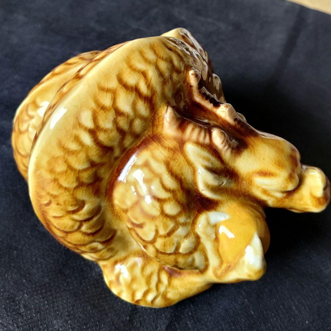 徳田八十吉　丙辰置物　深厚釉