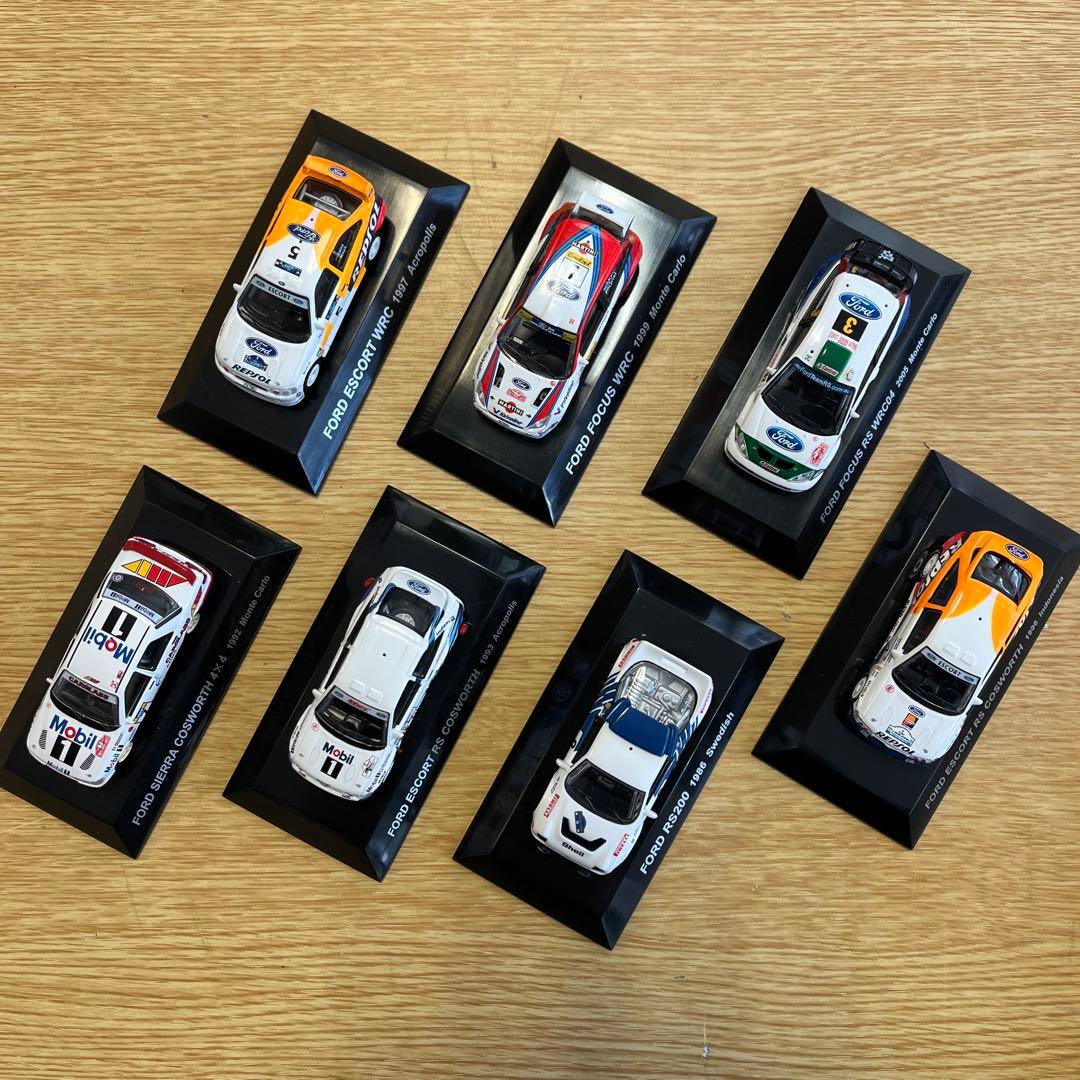 フォードRALLY CAR COLLECTION コンプリート7台セット限定１