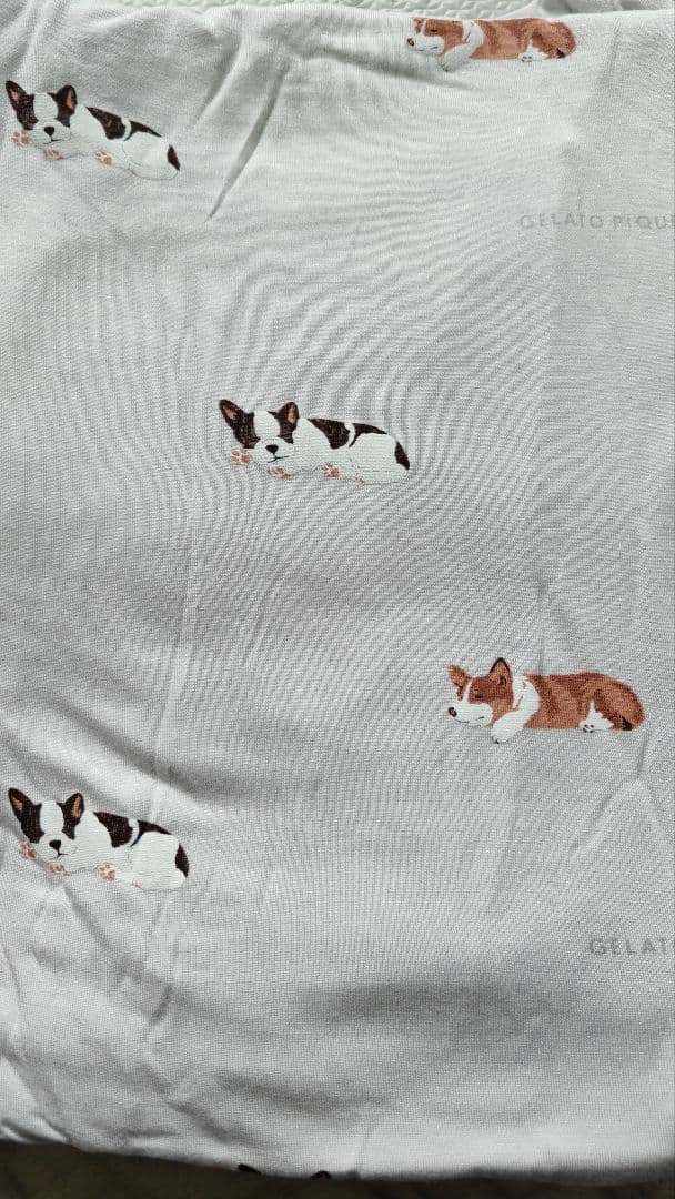 GELATO PIQUE フレンチブル柄 ルームウェアセット 16-4