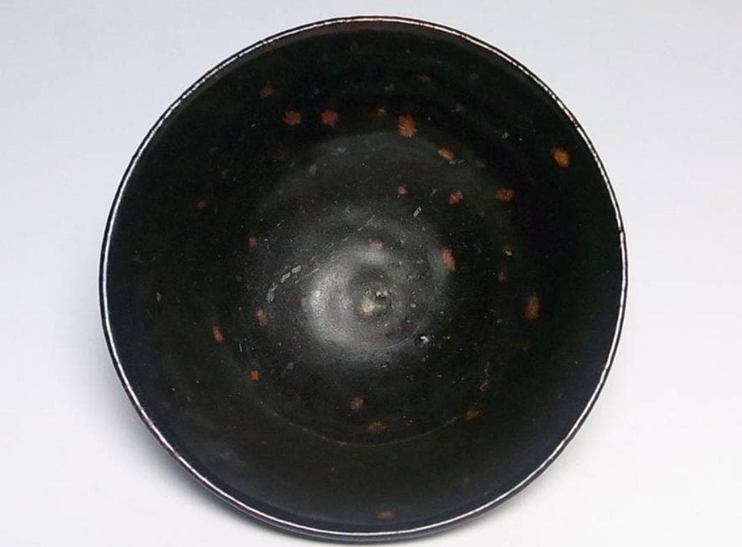 高麗天目茶碗｜李朝時代・黒釉・箱書あり