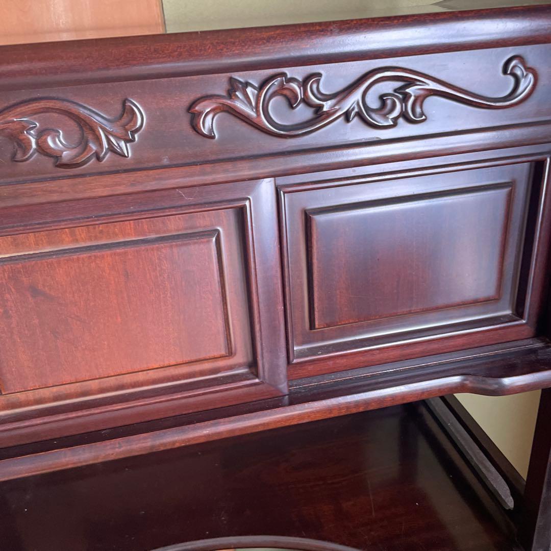 ミルコン。 茶箪笥 飾り棚 茶棚 レトロ アンティーク