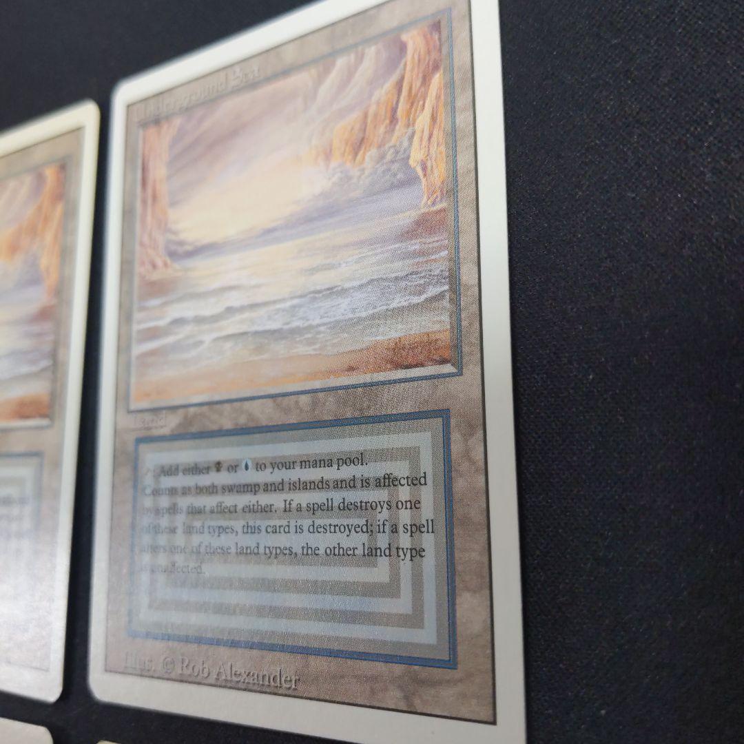 ●【うち１枚の裏面に白かけあり等】Underground Sea　３ED英語４枚