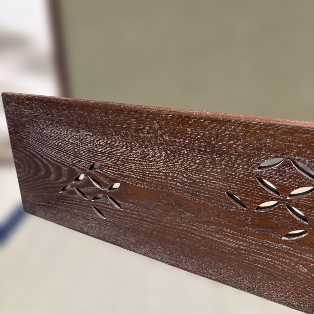 【茶道具】桑七宝板風炉先（紙箱）