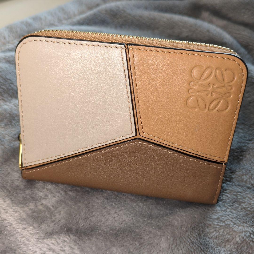 ロエベ　パズル　ラウンドジップ財布