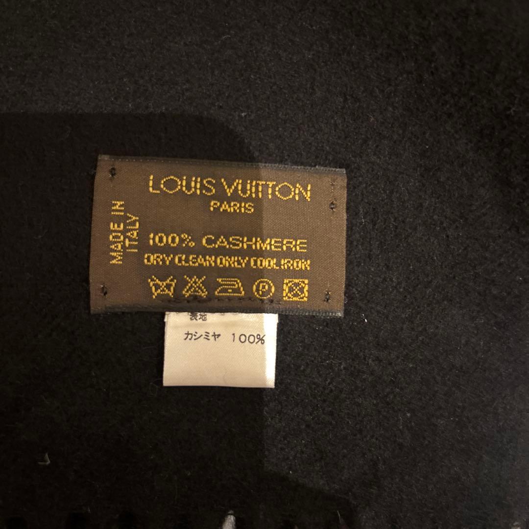 Louis Vuitton カシミヤマフラー 黒箱はない