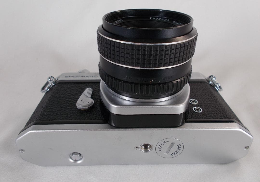 フィルムカメラ 整備済 完動品　Pentax SPF + f/1.8　L256