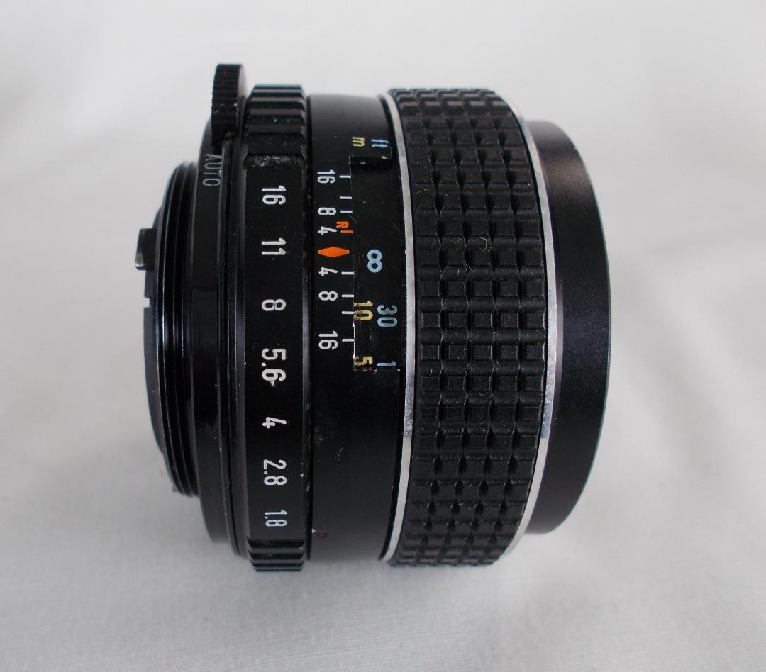 フィルムカメラ 整備済 完動品　Pentax SPF + f/1.8　L256