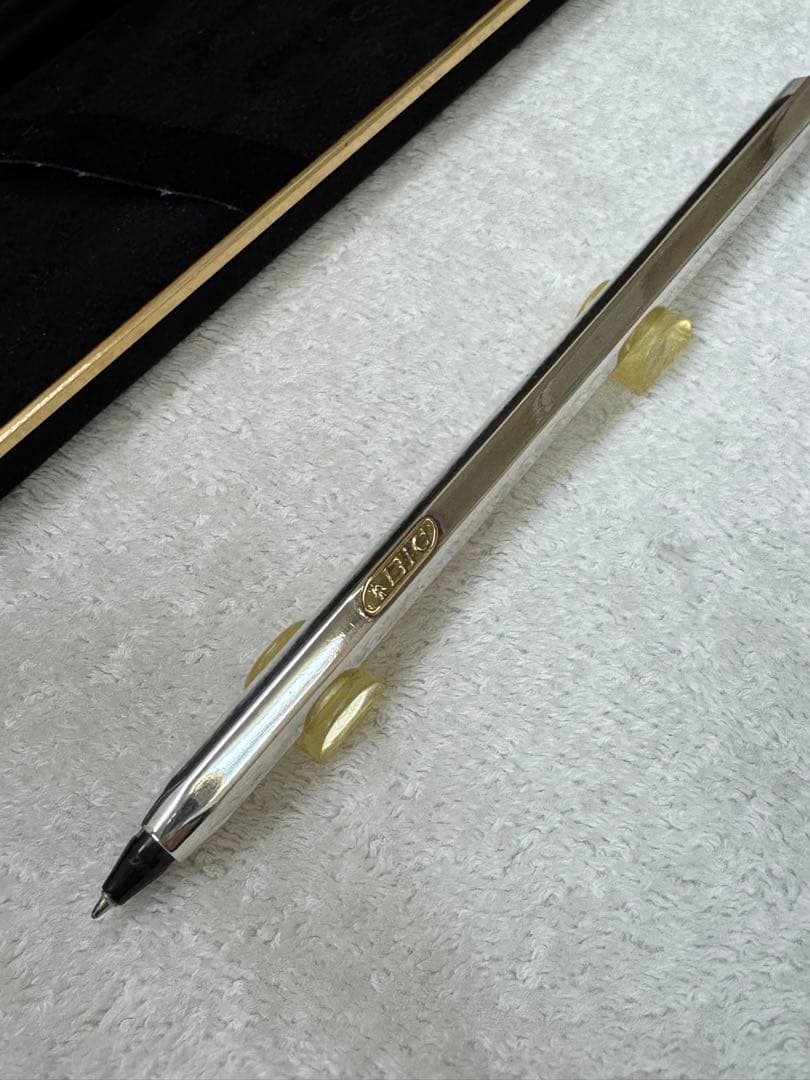 bicボールペン 40周年限定　純銀