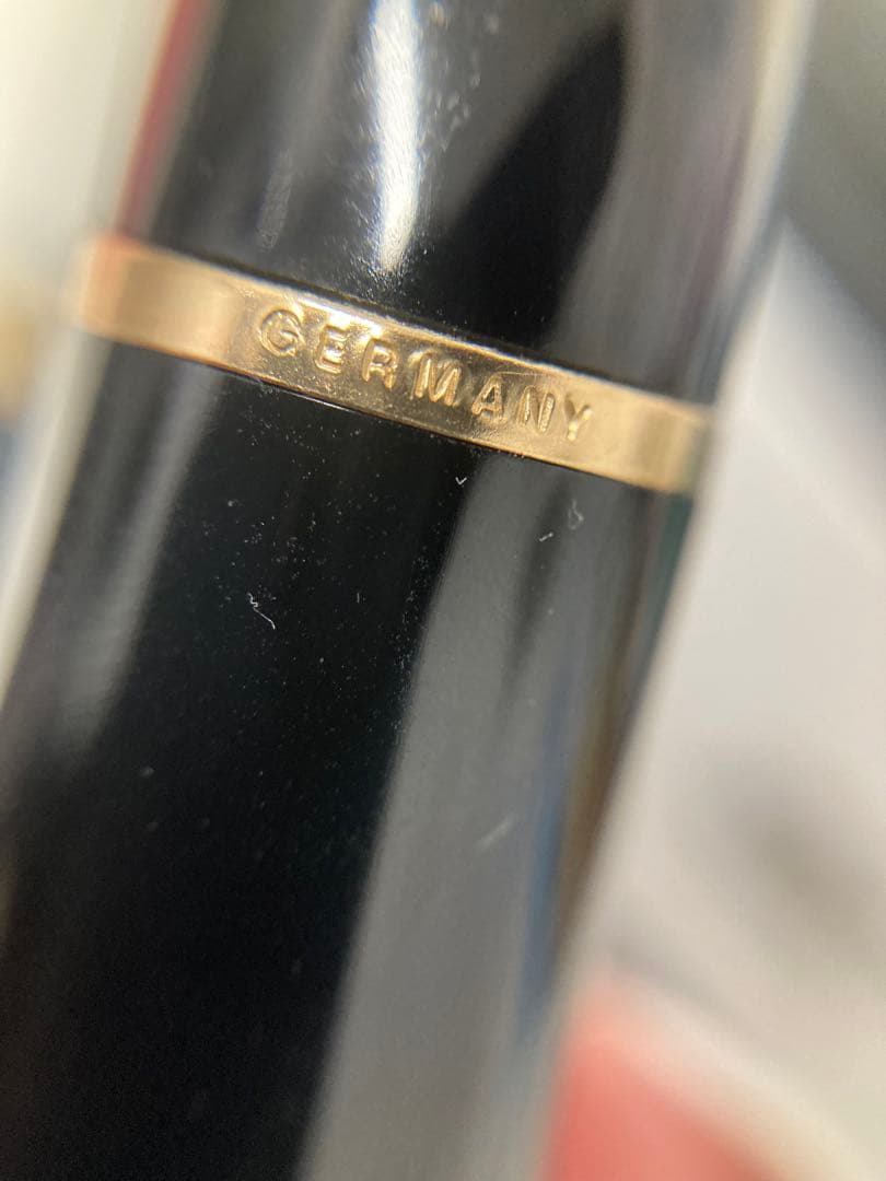 モンブラン・マイスターシュティック 万年筆 黒 金ペン先　149 極美品