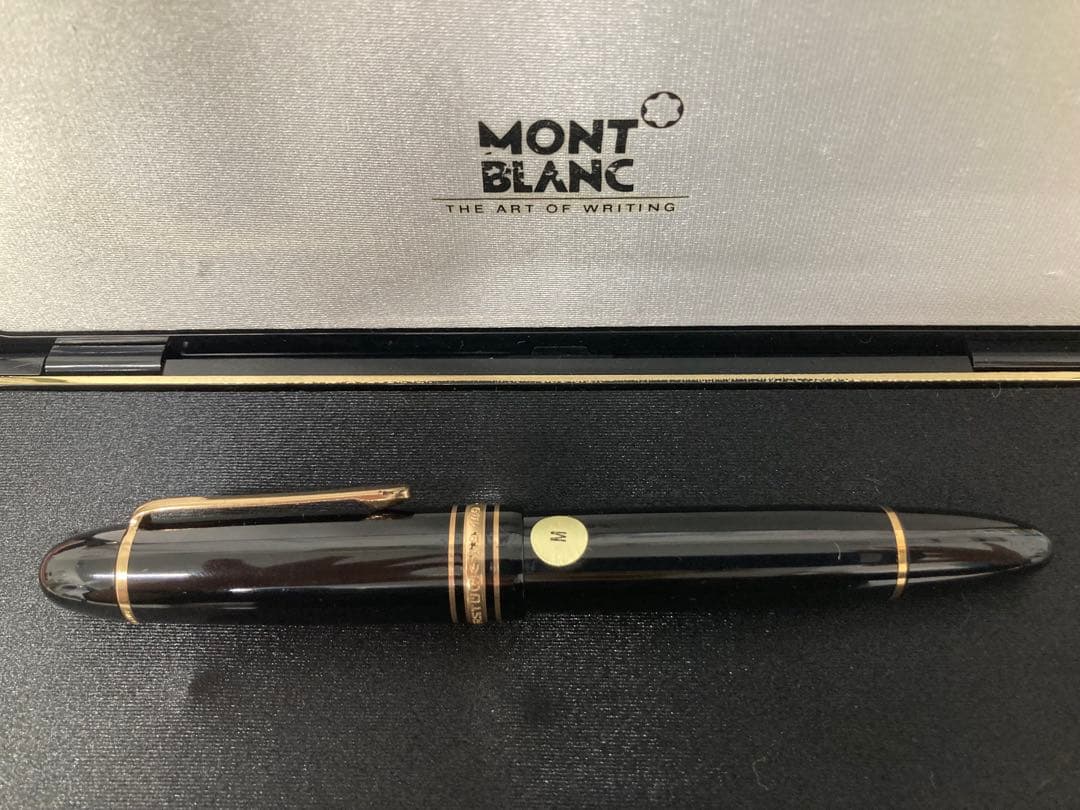 モンブラン・マイスターシュティック 万年筆 黒 金ペン先　149 極美品