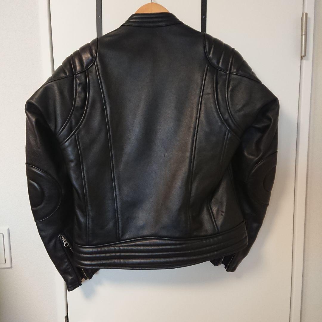 KADOYA 黒 レザー シングルライダースジャケット Lサイズ