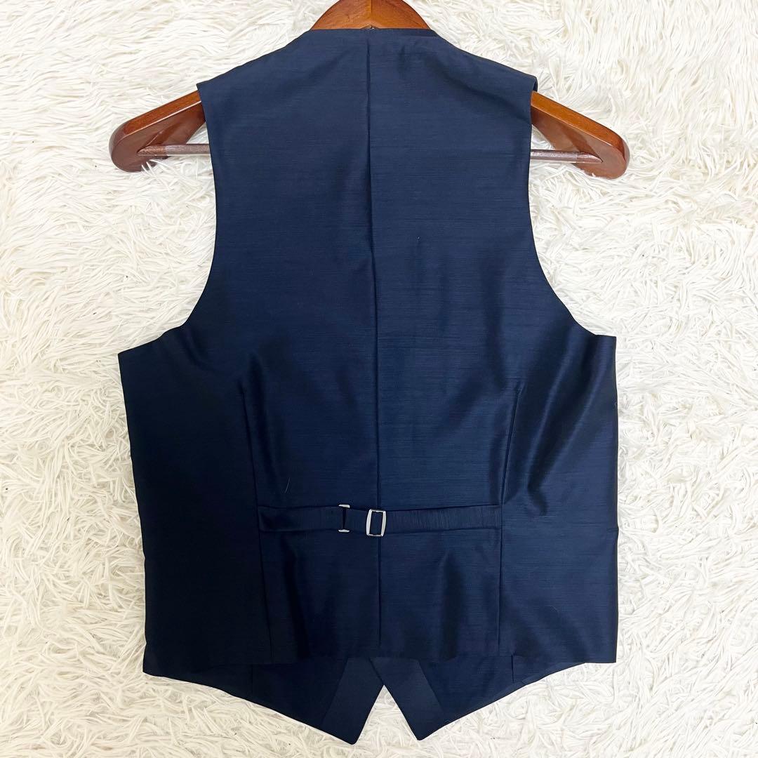 未使用級✨ロロピアーナ ベスト スーパー150 ネイビー オーダーメイド 日本製