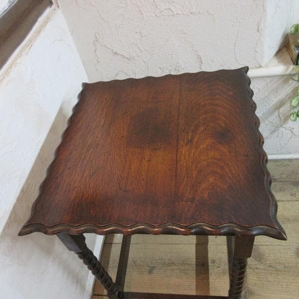 イギリス アンティーク 家具 サイドテーブル オケージョナル 英国 6660d