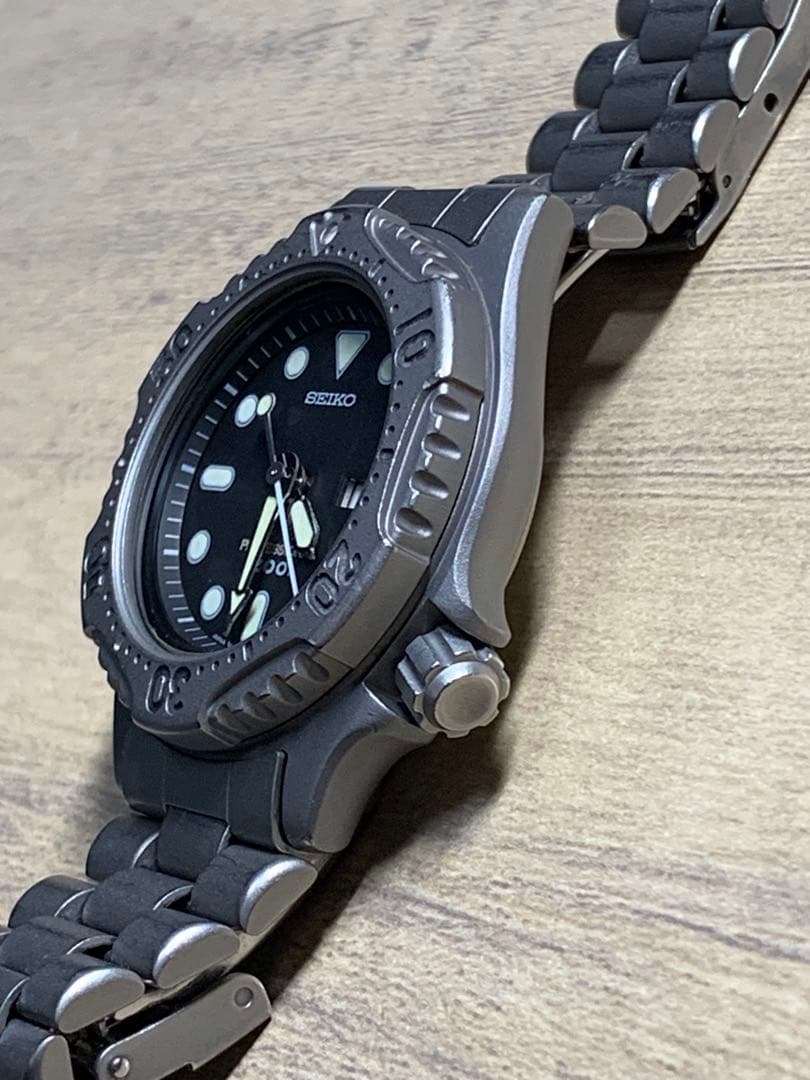 ⭐️希少⭐️ 予備コマ付⭐️SEIKO プロフェッショナル200mチタンダイバー