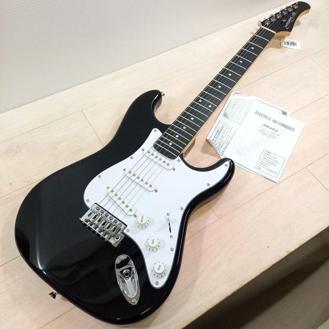 未使用品◎PhotoGenic ストラトキャスター ST-180 ブラック