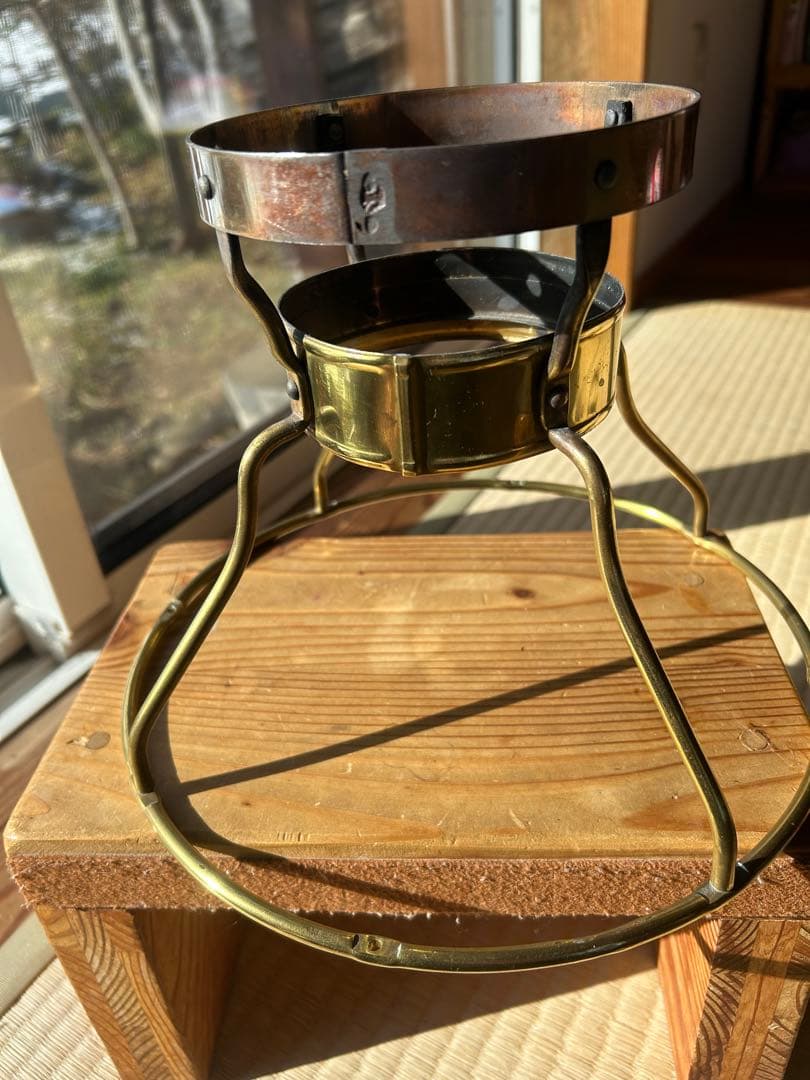 ニッセン　ストーブ　ゴールドフレーム　IS-1 パーツ　フリージア　上部わく金