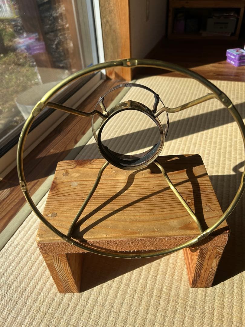 ニッセン　ストーブ　ゴールドフレーム　IS-1 パーツ　フリージア　上部わく金